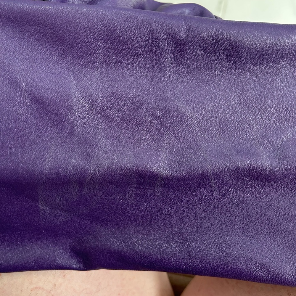 Vintage A.B. S. By Allen Schwartz purple Leather Jacket - Picture 10 of 10